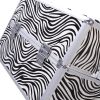 Portable Jewelry Box Makeup Storage Case Organizer in Zebra