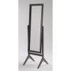 Modern Freestanding Full Length Bedroom Cheval Mirror in Espresso