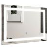 27.5 inch LED Touch Sensor Wall Mounted Corded Bathroom Mirror