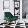 ROSE ACCENT CHAIR - VELVET GREEN