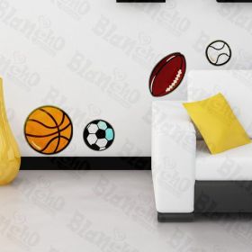 Ball Collection - Wall Decals Stickers Appliques Home Dcor