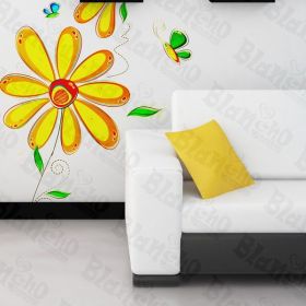 Hand painted Floral - Wall Decals Stickers Appliques Home Dcor