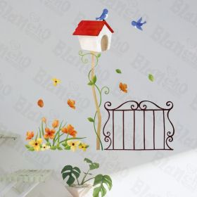 Spring Waltz - Hemu Wall Decals Stickers Appliques Home Decor 12.6 BY 23.6 Inches