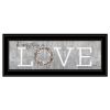 "Love - Do Everything in Love" by Marla Rae, Ready to Hang Framed Print, Black Frame