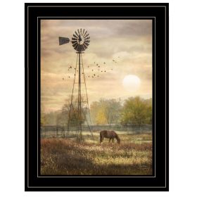 "Berks Co. Sunrise" by Lori Deiter, Ready to Hang Framed Print, Black Frame