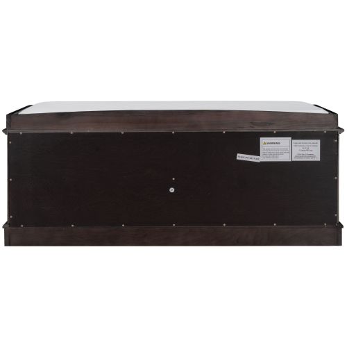 TREXM Storage Bench with 4 Doors and Adjustable Shelves, Shoe Bench with Removable Cushion for Living Room, Entryway (Espresso) TREXM Storage Bench with 4 Doors and Adjustable Shelves, Shoe Bench with Removable Cushion for Living Room, Entryway (Espresso)