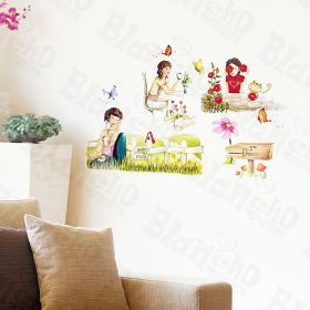 Leisure Time-2 - Wall Decals Stickers Appliques Home Decor