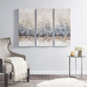 Hand Embellished 3-Piece Canvas Wall Art Set