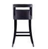 Suede Velvet Barstool with nailheads Dining Room Chair2 pcs Set - 30 inch Seater height