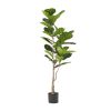 59 Inch Artificial Fiddle Leaf Fig Tree