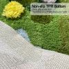 Moss Green Bath Mat Cute Bathroom Rugs Non-Slip Aesthetic Microfiber Fleece Soft Shaggy Shower Mat Moss Carpet (40x20'')