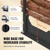 VEVOR 8.5FT Outdoor Firewood Rack with Cover, 102x14.2x46.1 in, Heavy Duty Firewood Holder & 600D Oxford Waterproof Cover for Fireplace, Patio