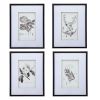 Set of 4 Botanical Wall Art Prints, Home Decor for Living Room, Dining Room, Bedroom, Hallway, 20" x 28"