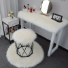 1pc Soft Plush Fur Rugs, Soft Fluffy Area Rug, Modern Faux Fur Rug, Fluffy Rug For Bedroom, White Rugs For Living Room, Carpet For Rooms